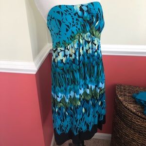 Soma short strapless dress size Large with tags